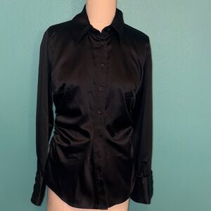 TOPSHOP | SATINE BUTTON DOWN